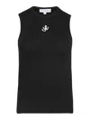 Jw Anderson J.w.anderson 'anchor Embroidery' Top In Black