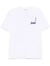 Jw Anderson Women White Logo And Print T-shirt In White