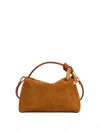 Jw Anderson Pleated Cross-body Bag Gold-tone Hardware In Brown