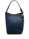 Jw Anderson Jwa Corner Bucket Bag In Blue