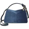 Jw Anderson Corner Denim Shoulder Bag In 800 Blue