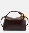 Jw Anderson Jwa Corner Leather Tote Bag In Brown