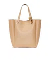 Jw Anderson Chain Tote Bag In Nude