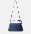 Jw Anderson Jwa Corner Suede Tote Bag In Blue