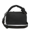 Jw Anderson J.w. Anderson Black Shoulder Bag With Knotted Handle In Black