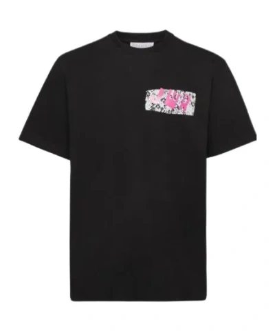 JW ANDERSON JW ANDERSON JWA LACE PRINTED CREWNECK T-SHIRT