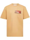 Jw Anderson Jwa Lace Trim T-shirt In Neutrals