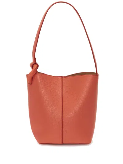 Jw Anderson Jwa Leather Shoulder Bag In Orange