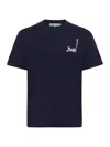 Jw Anderson J. W. Anderson Blue Relaxed Fit Crew Neck T-shirt In Blue