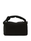 Jw Anderson J.w. Anderson Black Shoulder Bag With Knotted Handle In Black
