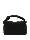 Jw Anderson J.w. Anderson Black Shoulder Bag With Knotted Handle In Black