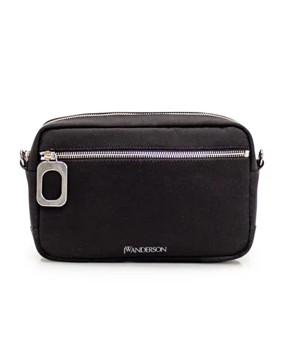 Jw Anderson Jwa-puller Crossbody Bag In Black