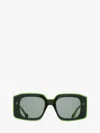 Jw Anderson Jwa01-bumper Sunglasses In Green