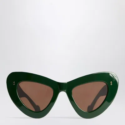 Jw Anderson Jwa06 Butterfly Sunglasses In Forest Green