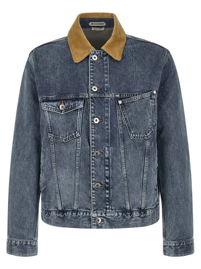 Jw Anderson J.w.anderson Blue Cotton Denim Men's Jacket