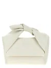 Jw Anderson Twister Midi Bow Leather Top-handle Bag