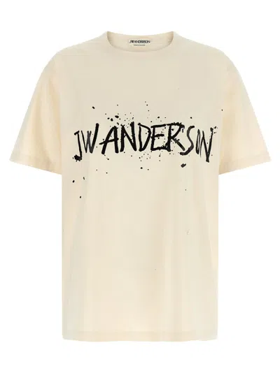 Jw Anderson J.w.anderson Circular T-shirt In Purple