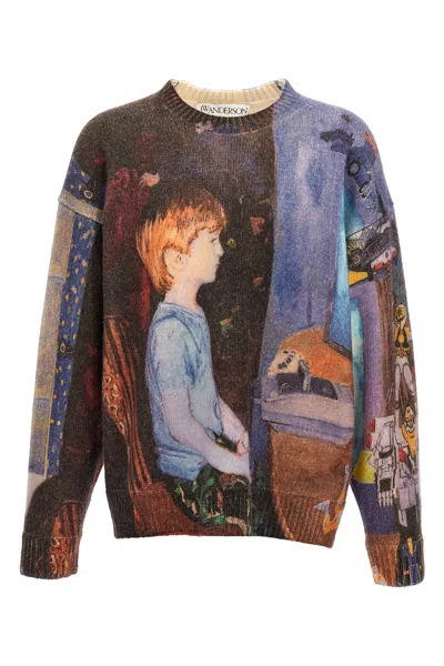 JW ANDERSON J.W.ANDERSON 'COMPUTER' PRINT SWEATER