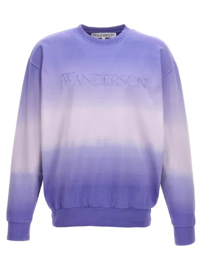 Jw Anderson J.w.anderson 'gradient' Sweatshirt In Purple
