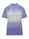 Jw Anderson Gradient T-shirt In Lavender