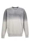 Jw Anderson Gray Embroidered-logo Gradient Sweatshirt