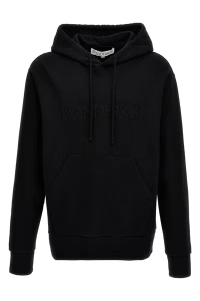 Jw Anderson J.w.anderson Logo Hoodie In Black