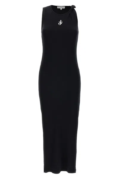 JW ANDERSON J. W.ANDERSON LOGO RIBBED DRESS