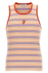 Jw Anderson J. W. Anderson Multicolored Striped Sleeveless Tank Top
