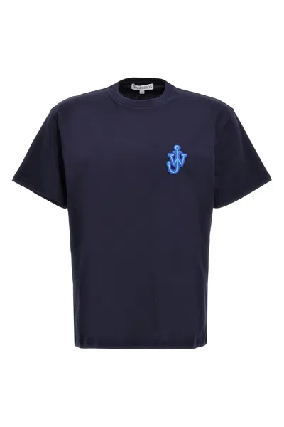 Jw Anderson J.w.anderson Men Anchor T-shirt In Blue