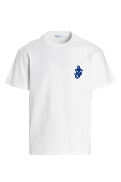 Jw Anderson J.w.anderson Men 'anchor' T-shirt In White