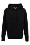 Jw Anderson Logo-embroidered Cotton Hoodie In Black