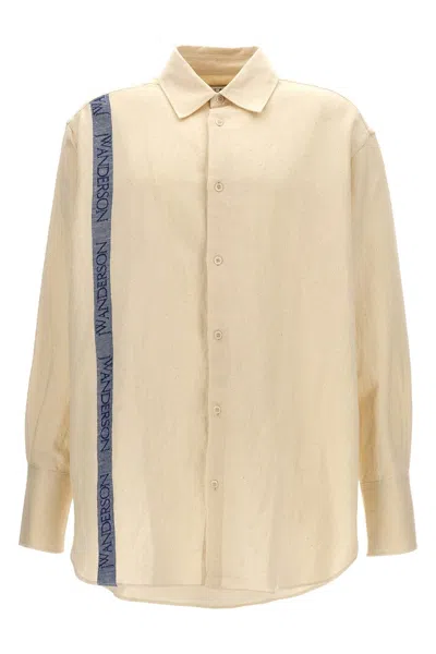 Jw Anderson J.w.anderson Men 'tea Towel' Shirt In Cream