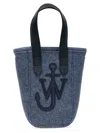 Jw Anderson J.w.anderson 'mini Belt' Shopping Bag In 蓝色的