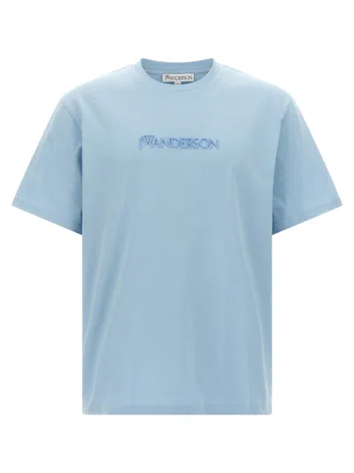 Jw Anderson J.w.anderson Three Dimensional Logo T Shirt In Light Blue