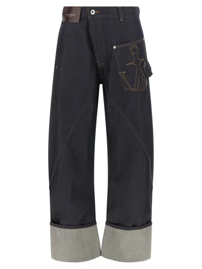 Jw Anderson J.w.anderson 'twisted Workwear' Jeans In Blue