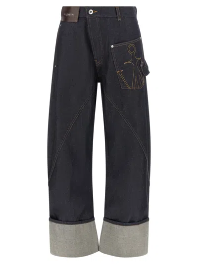 Jw Anderson J.w.anderson Twisted Workwear Jeans In Brown