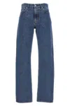 Jw Anderson Anchor Jeans Blue In Blue