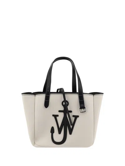 Jw Anderson J.w.anderson Women Ancora Maxi Logo Tote Bag In Cream