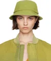 Jw Anderson Khaki Anchor Logo Bucket Hat In 595 Olive