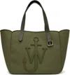 Jw Anderson Belt Tote Bag - Double Canvas Shoulder Bag In 575 Khaki