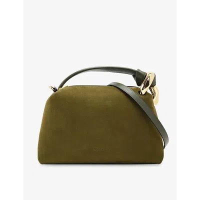 Jw Anderson Khaki Corner Leather Top-handle Bag