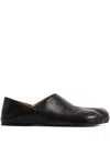 Jw Anderson Paw Leather Loafers In Black