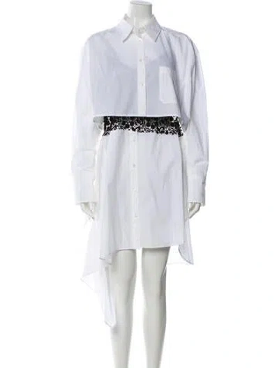 Pre-owned Jw Anderson Knee-length Dress In White