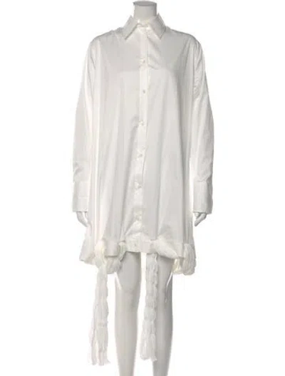 Pre-owned Jw Anderson Knee-length Dress In White