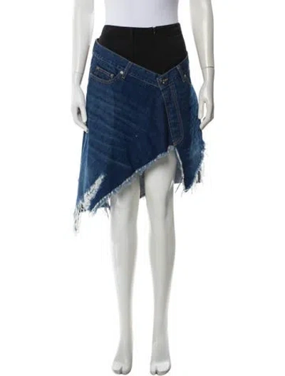 Pre-owned Jw Anderson Knee-length Skirt In Blue