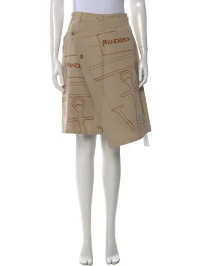 Pre-owned Jw Anderson Knee-length Skirt In Neutral