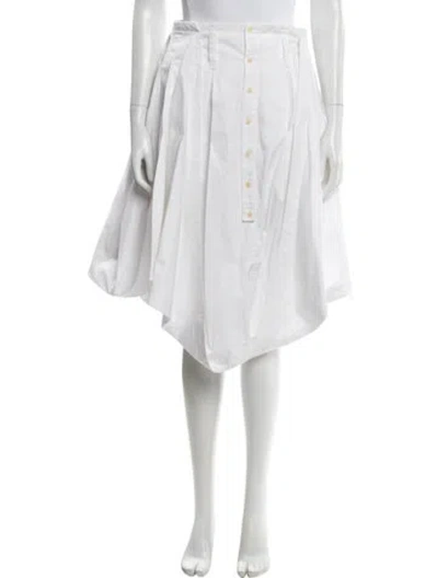 Pre-owned Jw Anderson Knee-length Skirt In White