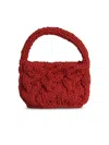 Jw Anderson Small Cable Knit Bag In Orange