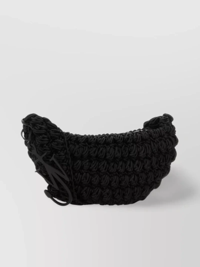 Jw Anderson Knit Popcorn Sling Crossbody Bag