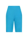 Jw Anderson Straight Leg Trousers Elastic Waistband In Aqua